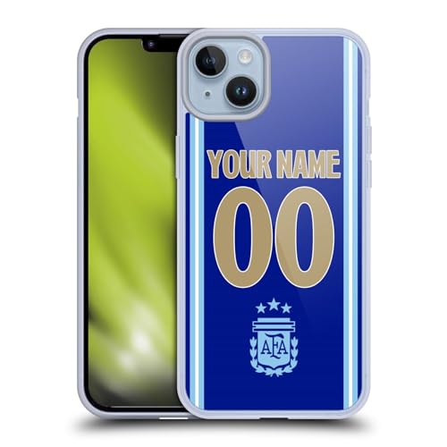 Coque Gel iPhone 14 Plus Maillot Argentina Away 2024/25 Head Case Designs
