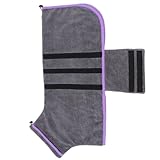Absorption efficace de l'humidité : fabriqué en laine de corail de qualité, ce peignoir de bain en tissu doux offre un confort ultime tout en assurant une absorption rapide de l'humidité, gardant votre animal de compagnie à l'aise et au sec.