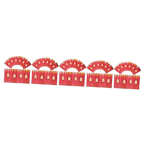 Enveloppe rouge de la richesse lot de 50 pièces pour Nouvel An Lunaire