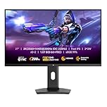 KTC Monitor Gaming 27 Pollici QHD 2560×1440, 200Hz (OC 210Hz), Fast IPS, 1ms GTG, HDR400, Adaptive Sync, Colori 10 Bit, Supporto Regolabile in Altezza, 2 × DP 1.4, 2 × HDMI 2.0