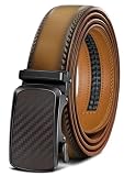 Picture of BULLIANT Men's Belt,Brand Ratchet Belt Of Genuine Leather For Gift Men Dress,Size Customized(Tawny,26"-34" Waist Adjustable)