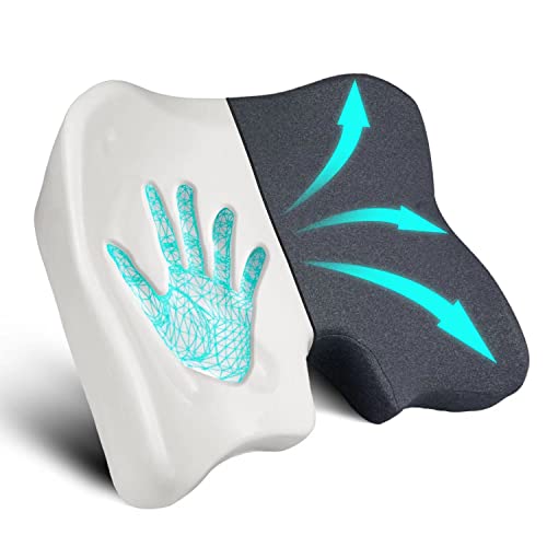 Notieaty 100% Memory Foam Seat Cushion Medical Seat Pillow Pad Non-Slip Orthopedic For Driver Car Truck Seat/Office Chair/Plane/Wheelchair/Kitchen To Relieves Back Pain, Sciatica,Tailbone, Hemorrhoid #TOP24