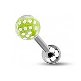 Matériau : fabriqué en acier chirurgical 316L hypoallergénique. | Quantité : 1 pièce | Longueur de la tige : 16 mm | Épaisseur de la tige : 1,6 mm. | Taille de la boule : 6 mm