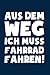 Produktbild Muss aufs Fahrrad!: Notizbuch / Notizheft für Fahrradfahrer Rad-Fahrer Rennrad BMX MTB A5 (6x9in) liniert mit Linien