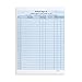 Blue Summit Supplies 25 Patient Sign in Sheets, Carbonless 3 Part Forms with Peel Off Adhesive Labels, HIPAA Compliant for Privacy in Doctor, Medical, Dental Office, Blue