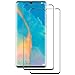 Produktbild POOPHUNS 2 Stück Panzerglas Schutzfolie kompatibel mit Huawei P30 Pro, Gehärtetes Glas Displayschutzfolie mit 9H Härte, 3D Vollständige Abdeckung HD Ultra Klar, Displayschutz Folie für P30 Pro