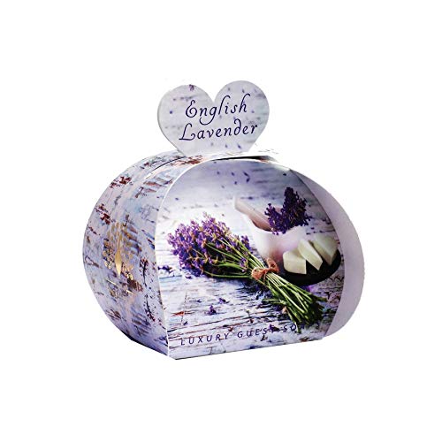 Guest Soaps English Lavender The English Soap Company | Coffret de 3x20g pour invités