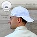 Trendy Fashion Baseball Dad Caps | Men & Women Low Profile Hats | Cute Ladies Western Ponytail Vintage NY Ball Cap | Womens Distressed Summer Hats | Cotton | Adjustable Strap (Signature C. | White)