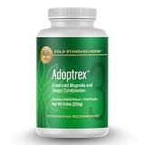 Adoptrex Gut and Pancreatic Function Support Supplement for Dogs by Gold Standard Herbs, All Natural Magnolia and Ginger Combination Powder (250 gram)