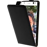 protección excelente de la sensible pantalla contra los arañazos y las agresiones gracias al revestimiento interior aterciopelado de la funda de cuero artificial para el Sony Xperia C5 Ultra