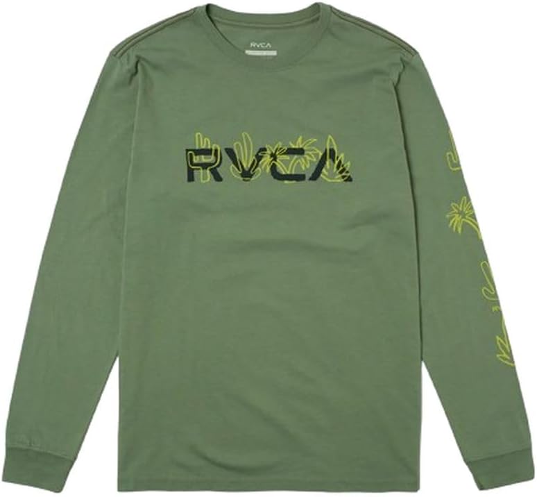RVCA Men's Long Sleeve Graphic T-Shirt