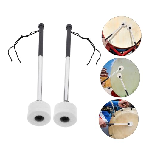 2 baquetas de percusión para batería con diseño ligero y cómodo para batería, bombo y tambores etéreos miniatura 4