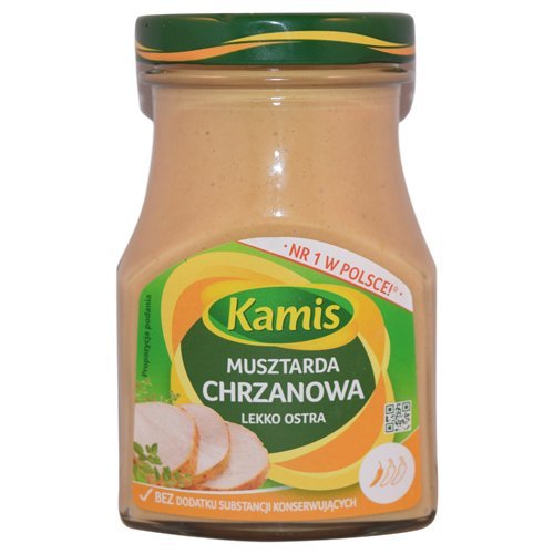 Kamis Horseradish Mustard 185G/6.5Oz #TOP26