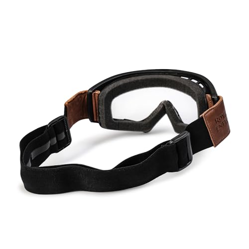 Image of Royal Enfield REMX 2.0 MOTO GOGGLES CLEAR GLASS | Wide Vision for Complete View | Clear glass for High Visibility with Anti Scratch Coating on Both Sides.