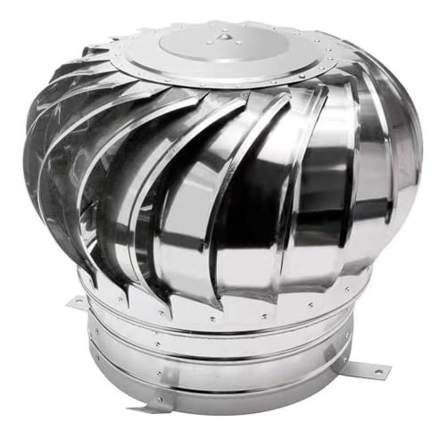 Extractor eólico de acero inoxidable de 450mm para ventilación de tejados y áticos