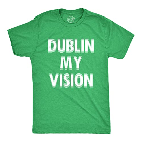 T-shirt Dublin humour homme pour la Saint-Patrick soirée festive vert