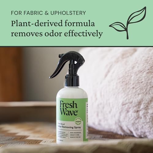 Image of Fresh Wave Original Room and Fabric Air Freshener Spray, 8 oz | Plant-based formula, Pet-safe and people-safe, Fabric and room deodorizer , For upholstery, carpets, shoes, and pet bedding