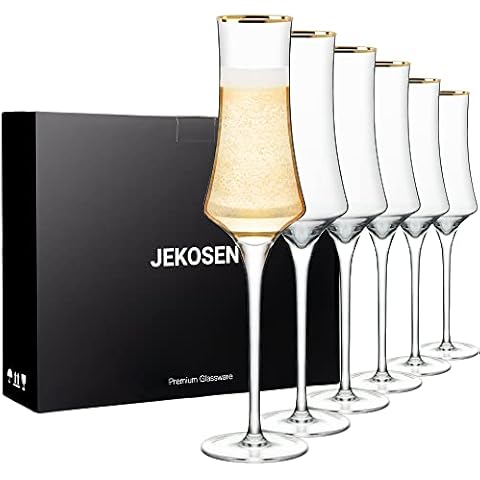 JEKOSEN Champagne Flutes Glasses Cover