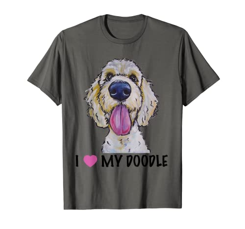 I Love My Doodle Shirt, Golden Doodle T-Shirt