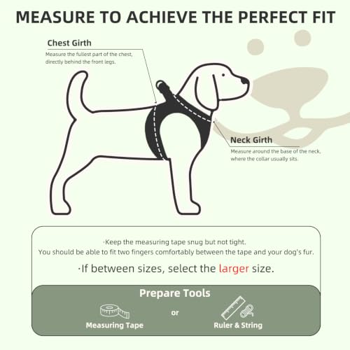 Image of PUPTECK Adjustable Dog Harness Collar and Leash Set Step in No Pull Pet Harness for Small Medium Dogs Puppy and Cats Outdoor Walking Running, Soft Mesh Padded Reflective Vest Harnesses, Grn&YLW, S