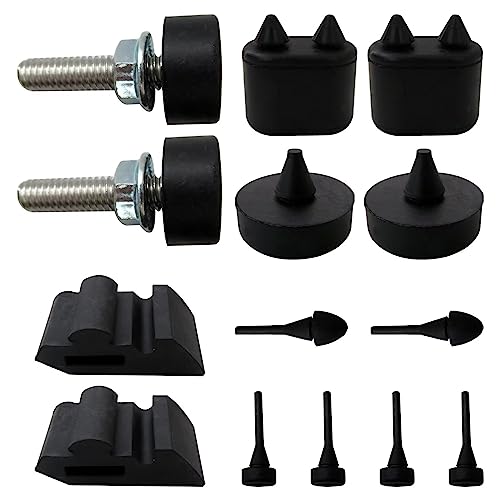 Rubber Stopper Kit with Hood Adjusters Stoppers Bumpers for Camaro 1967 1968 1969