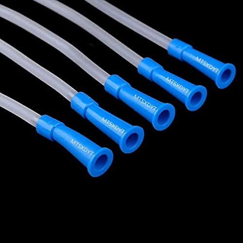 Enema Catheter Colon Tube, Replacement Enema Tube 25Cm Colon Tip,Mtsxdyt Medical Grade Soft Insert Tips For Colon Cleaning,Disposable Cleaning Enema Nozzless(10 Pack)，14Fr #TOP2