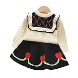 MVNB Strickpullover für Kinder, Babys, Kleinkinder, Mädchen, Frühling, Winter, dick,...