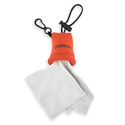 Carson Optical Super-Soft Microfiber Lens Cloth, Orange