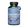 Glucosamina Condroitina Complex Vegan | con MSM e Boswellia | Integratore per Articolazioni e Cartilagine | 1.000 mg di Glucosamine Solfato | Cruelty Free e Certificato in Laboratorio | Vegavero®