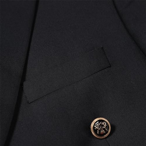 Cloudstyle Mens 2-Piece Dress Suit Blazer Slim Fit Double-Breasted Suit Jacket Sport Coat and Pants Set4