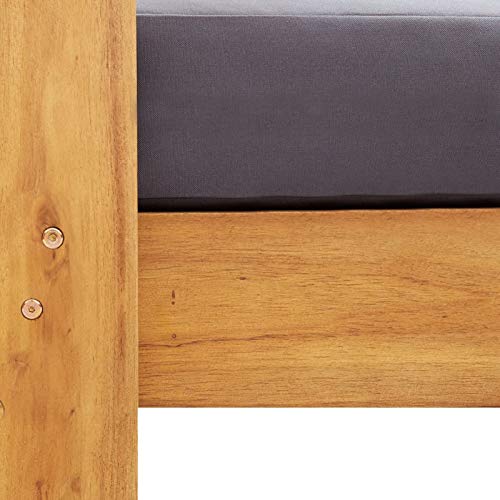 Gecheer 4-TLG. Garten Lounge Holz, Loungemöbel Terrassen Gartenmöbel Set Lounge Sofa Outdoor Sitzgruppe Garten Sofa Set… – Bild 7