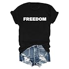 Ainguu Charlie Kirk Freedom Shirt, Charlie Kirk T Shirt, Charli𝐞 Kir𝐤 Tee Shir𝐭, Justice for Charli𝐞 Kir𝐤 Shir𝐭 (Black,Small)