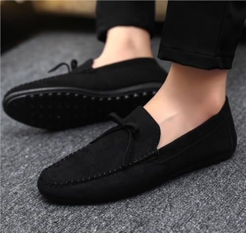 Loafers for Men Round Toe Anti-Slip Casual Driving Moccasins Slip on Loafers Dress Shoes3