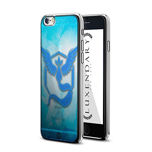 LUXENDARY Pokemon GO Inspired Mystic Blue Design Chrome Series CASE for iPhone 6/6S