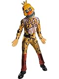 Rubie's 630621-L Boys Five Nights at Freddy's Nightmare Chica The Chicken Costume, Large, Multicolor