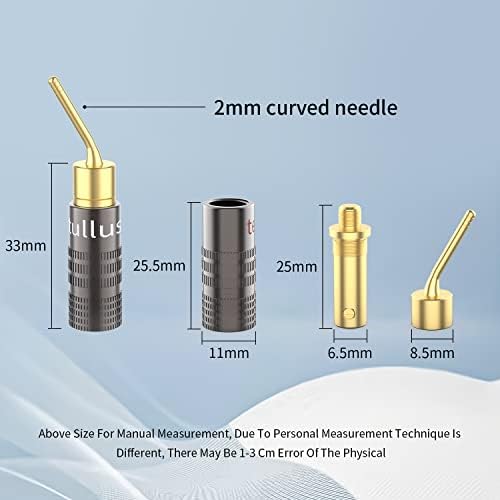 Tertullus 8 Pcs Speaker Pin Connectors 24k Gold Plated 2mm Banana Plug Screw Type Speaker Pin Banana Plugs Speaker Cable Connectors Adapter