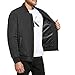 Calvin Klein Men's Flight Jacket, Black, Large