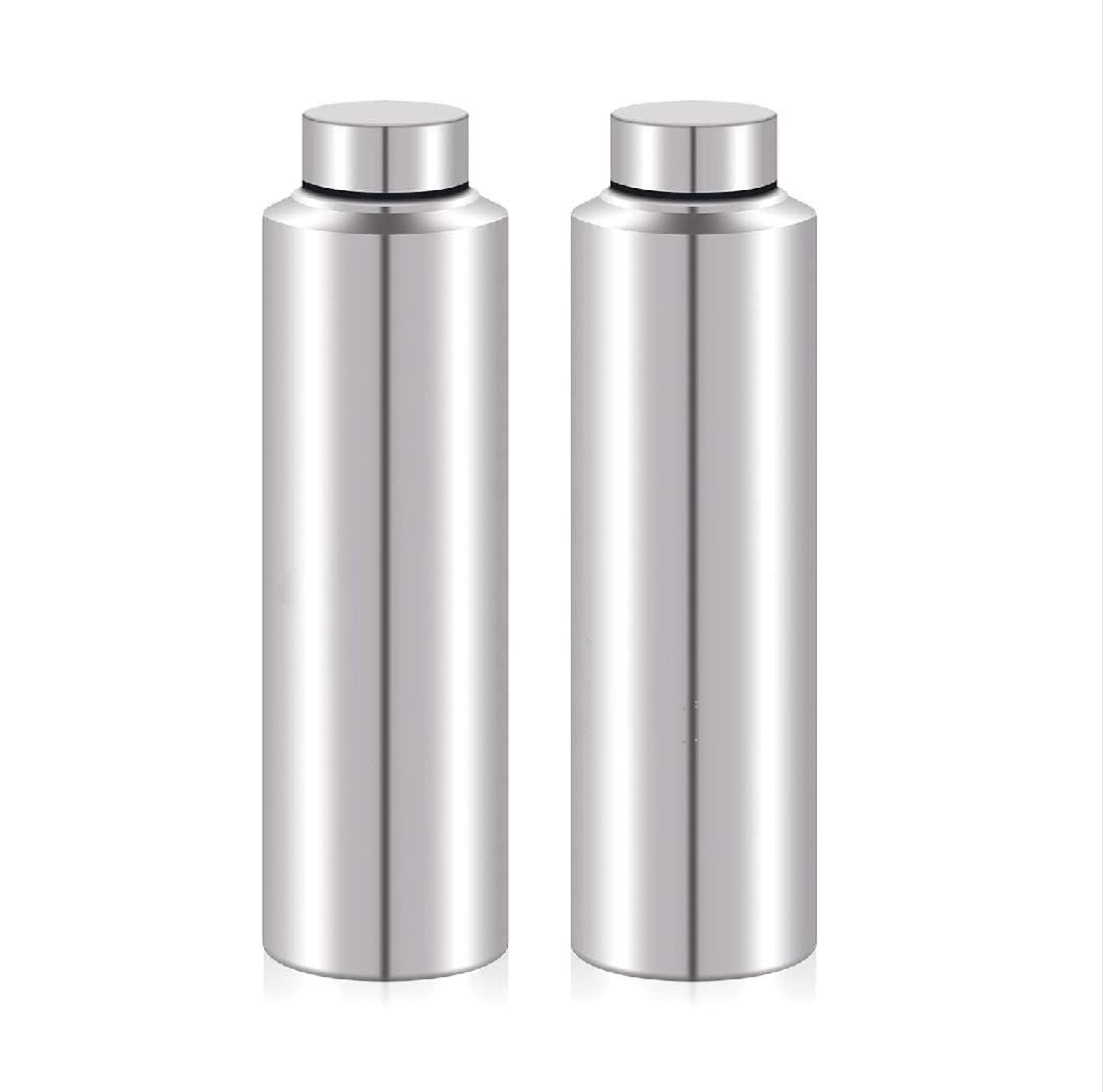 ATROCK 1Litre Stainless Steel Water Bottle, 1000ml Fridge Water Bottle ((Pack Of 2 Bottle)) (B0D4VVZDNX) Amazon Price History, Amazon Price Tracker