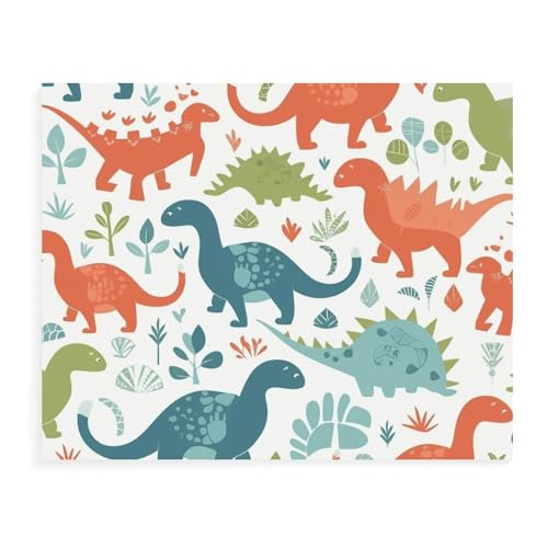 Peinture par numéros dinosaure pour décorer votre salon en toute sérénité