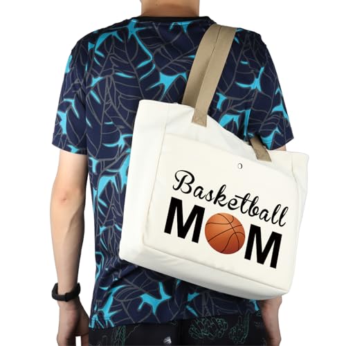 Bolso Tote Basketball Mom para mujer miniatura 7
