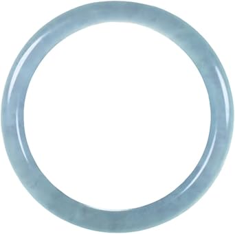 Natural Burmese Jade Bangle Bracelet, Natural Ice Jade Bangle for Women Women Light Green Ice Jadeite Bangle for Mom Jewelry Gift Handmade Jade Bangle Great Jewelry Bracelet for Women