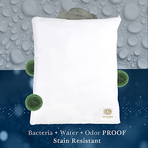 Waterproof Antimicrobial Wet Swimsuit And Dirty Laundry Clothes Bag Inhibits Bacteria Prevents Odor & Leakage In Travel Luggage 14 X 17.5 Inch Made In Usa #TOP2