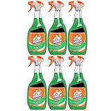 Mr Muscle Window & Glass Cleaner with Added Vinegar Streak Free Shine 750ml 6 Pack with Welari Thank You Card | 6 Pack | 6 x 750ml