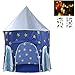 Georgie Porgy Casa de Juego Plegable para Niños Portátil Tienda Castillo Jardín de Juguete al Aire Libre de Interior Cohete Gratis para Luz LED + Niños Tatuaje Pegatina *2