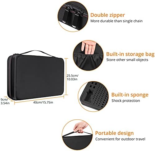 Neoteck Battery Organizer Storage Box Carrying Case with Digital Battery Tester Checker BT-168 Fits for 148+ Batteries C D 9V AA AAA Waterproof Organization Box Container (No Battery)
