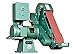 Burr King 95203 Model 960 Two Wheel Belt Grinder, 3 hp, 440V, 3 Phase, 802-4 60 Hz, 6500 SFPM, MAG 3, 4" x 60"