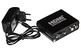 Dimensiones 86x69x29 mm. LINK LKCONV03 Conversor HDMI a Video VGA con Audio RCA