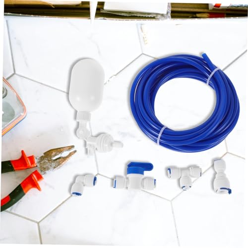 Filtro de agua con kit de válvula de flotador y accesorios de tubería rápidos 8
