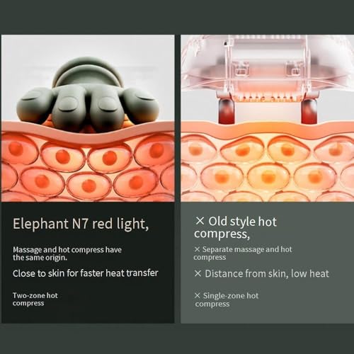 Image of Bionic Heated Massager, Wireless Portable Shiatsu Neck and Back Massager, Electric Deep Tissue 4D Kneading Massage, Simulated Human Hand Design for Pain Relief and Muscle Relax