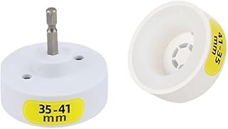 Zilimontt Cabezal taponador de botellas, máquina taponadora de botellas eléctrica de mano, adaptador de taladro hexagonal de 1/4 pulgada para varias tapas, blanco (35-41 mm)